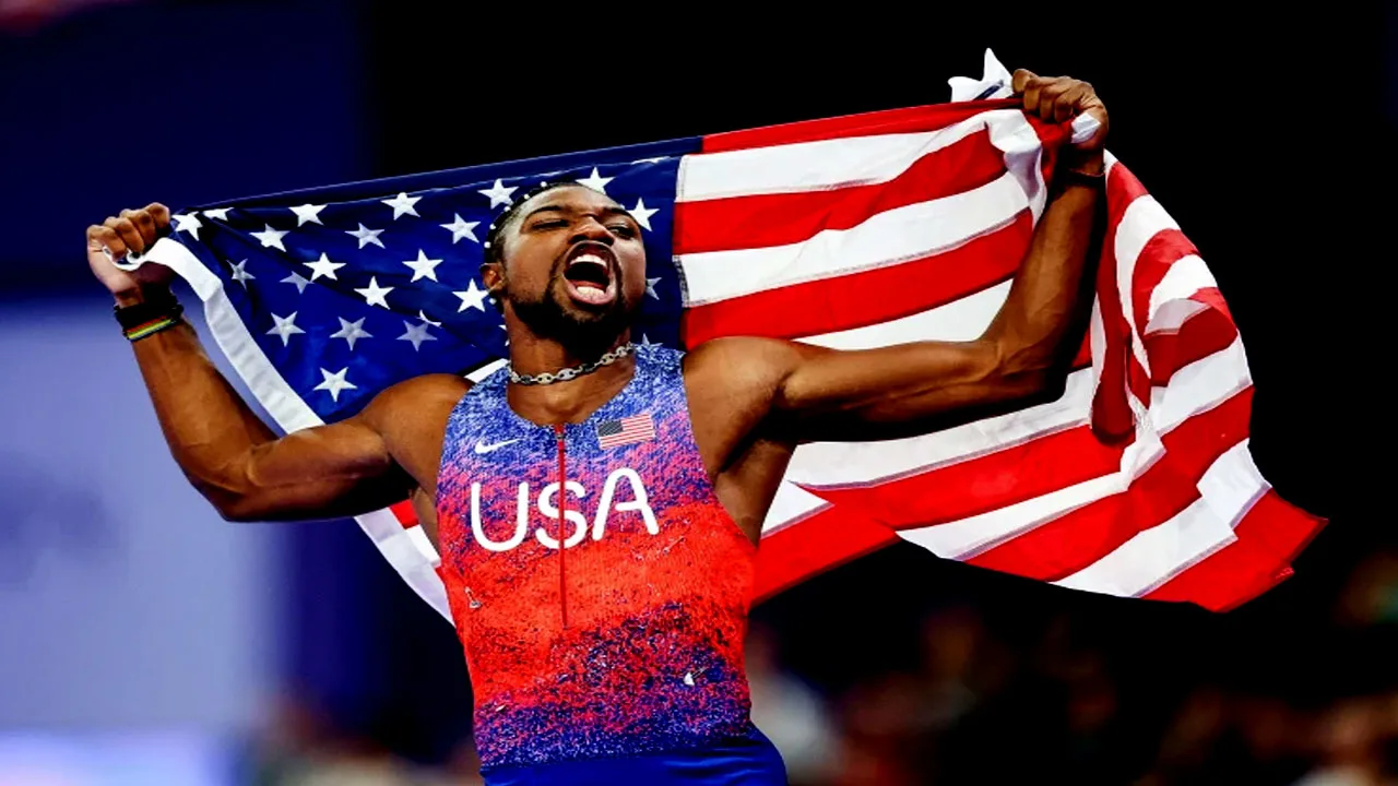 Noah Lyles Juara Olimpiade Paris 2024 dengan Selisih Waktu 0005 Detik