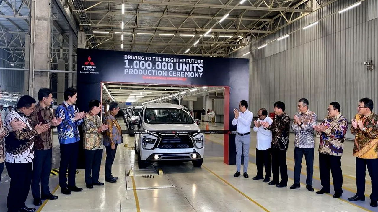 Mitsubishi Capai 1 Juta Produksi Mobil di Indonesia