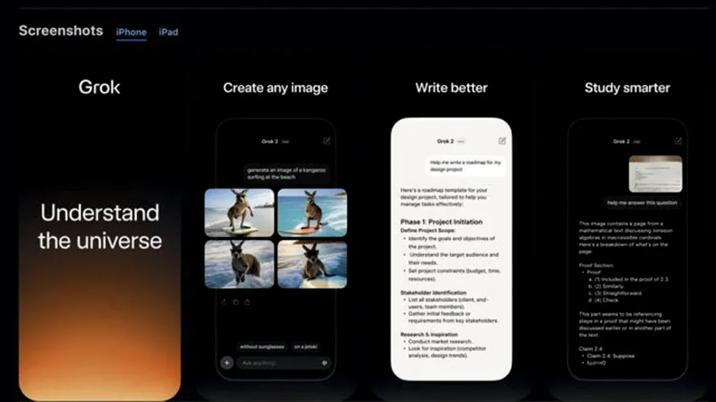 Grok Kini Resmi Hadir di iOS